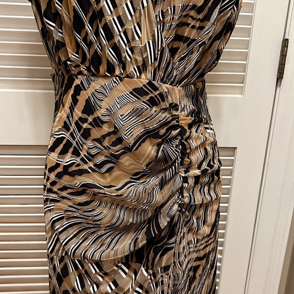 Anne Klein Burnout Dress in Black Multi, Size Medium NWT - Picture 5 of 17